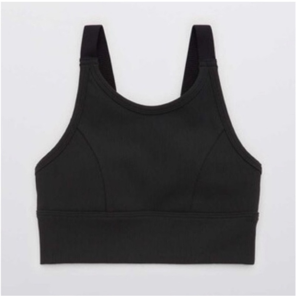 Aerie Offline Black Cardio Sweat Most Support Sports Bra Size S